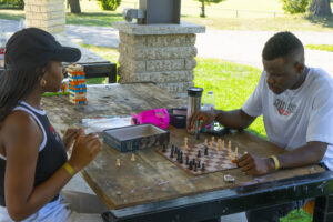 Students enjoying Loy Excellentia 2025 Summer Picnic in Brandon at Rideau Park