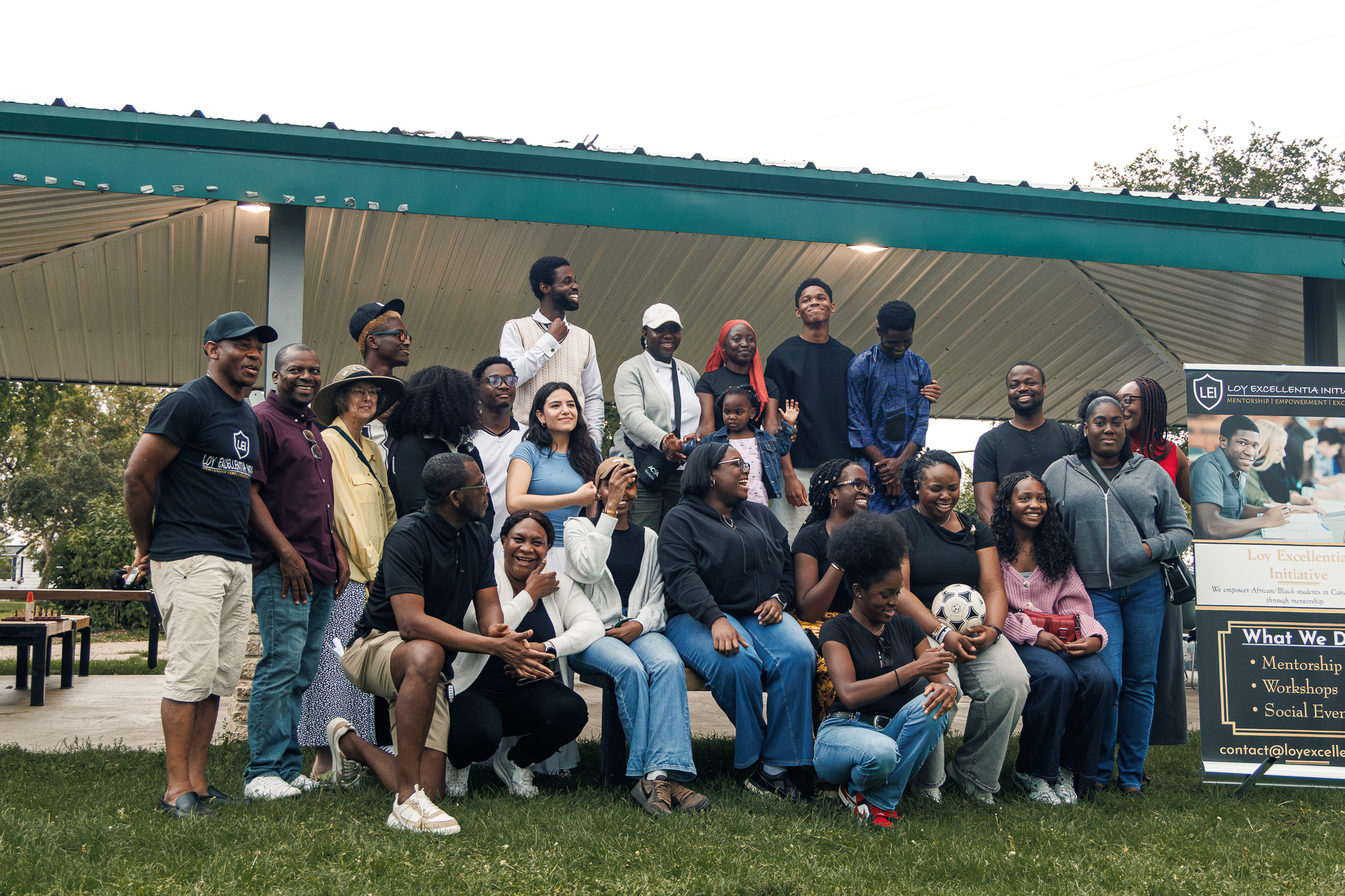 A group of participants at the 2026 Loy Excellentia Picnic in Brandon, Manitoba.